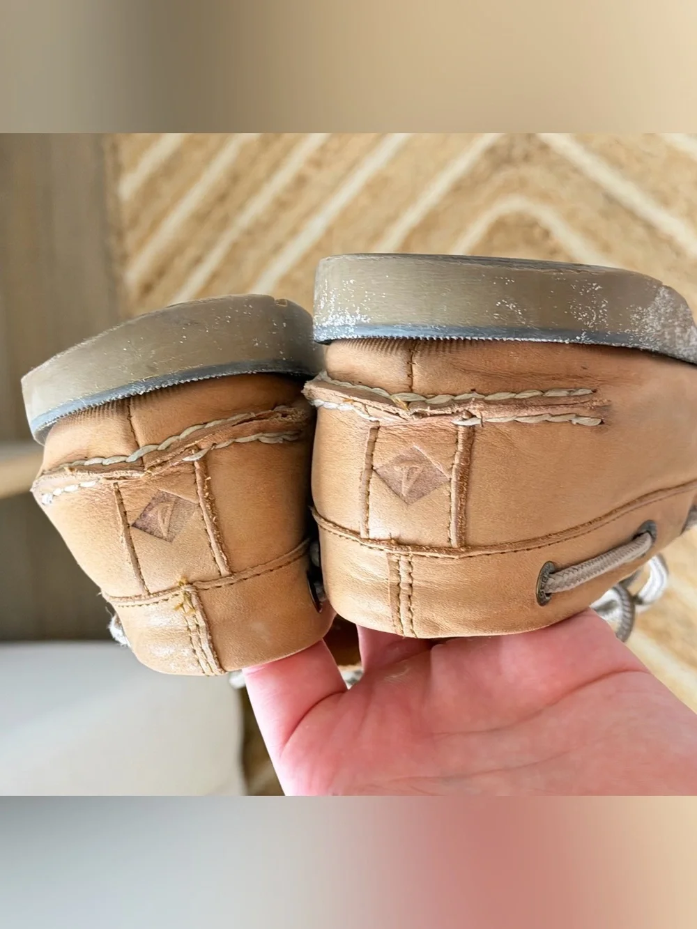 Sperry Boat Shoes — One Eye Tan Men's Leather Deck Shoes